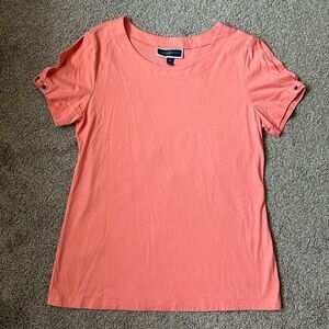 Karen Scott Coral Top